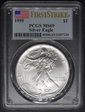 1995 $1 Silver Eagle First Strike MS69
