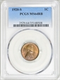 1920-S 1C MS64RB