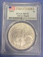 2005 $1 Silver Eagle First Strike MS70