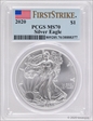2020 $1 Silver Eagle First Strike MS70