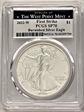 2022-W $1 Burnished Silver Eagle First Strike SP70