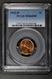 1942-D 1C MS66RD