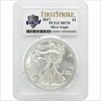 2017 $1 Silver Eagle First Strike MS70