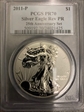 2011-P $1 Silver Eagle Rev PR 25th Anniversary Set PR70