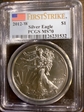 2012-W $1 Burnished Silver Eagle First Strike SP70