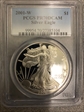 2001-W $1 Silver Eagle PR70DCAM