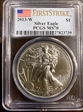 2013-W $1 Burnished Silver Eagle First Strike SP70