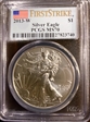 2013-W $1 Burnished Silver Eagle First Strike SP70