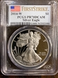 2014-W $1 Silver Eagle First Strike PR70DCAM