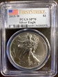 2015-W $1 Burnished Silver Eagle First Strike SP70