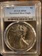 2012-W $1 Burnished Silver Eagle SP69