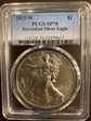 2013-W $1 Burnished Silver Eagle SP70