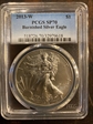 2013-W $1 Burnished Silver Eagle SP70