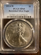 2014-W $1 Burnished Silver Eagle SP69