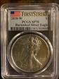 2018-W $1 Burnished Silver Eagle First Strike SP70