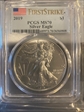 2019 $1 Silver Eagle First Strike MS70