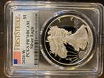 2020-W  $1 Silver Eagle First Strike PR70DCAM