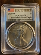 2020-W $1 Burnished Silver Eagle First Strike SP70