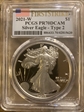 2021-W  $1 Silver Eagle - Type 2 First Strike PR70DCAM