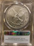 2021-W $1 Burnished Silver Eagle-Type 2 First Strike SP70