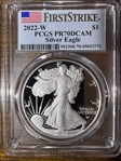 2022-W  $1 Silver Eagle First Strike PR70DCAM