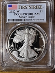 2022-W  $1 Silver Eagle First Strike PR70DCAM