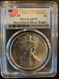 2017-W $1 Burnished Silver Eagle First Strike SP70