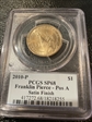 2010-P $1 Franklin Pierce - Pos A Satin Finish SP68