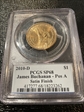 2010-D $1 James Buchanan - Pos A Satin Finish SP68