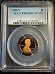 1983-S 1C PR69DCAM