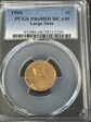 1960 1C Large Date PR68DCAM