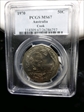 1970 50C Captain Cook MS67