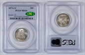 1875-CC 20C MS64