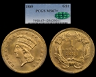1889 G$1 MS67+