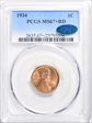 1934 1C MS67+ RD