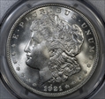 1921 $1 Morgan MS66+