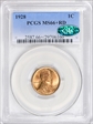 1928 1C MS66+ RD