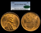 1928 1C MS66+ RD