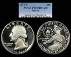 1976-S 25C Silver PR70DCAM