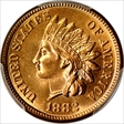 1882 1C MS65+ RD