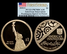 2018-S $1 American Innovation Series Washington-Signed 1st Patent First Strike PR70DCAM