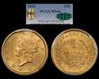 1853 G$1 MS66