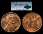 1944-S 1C MS67+ RD