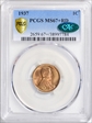 1937 1C MS67+ RD