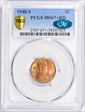 1948-S 1C MS67+ RD