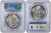 1889 $1 MS66+