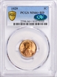 1929 1C MS66+ RD