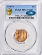 1947-S 1C MS67+ RD