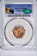 1860 1C Pointed Bust MS65