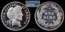 1897 10C PR67+ CAM